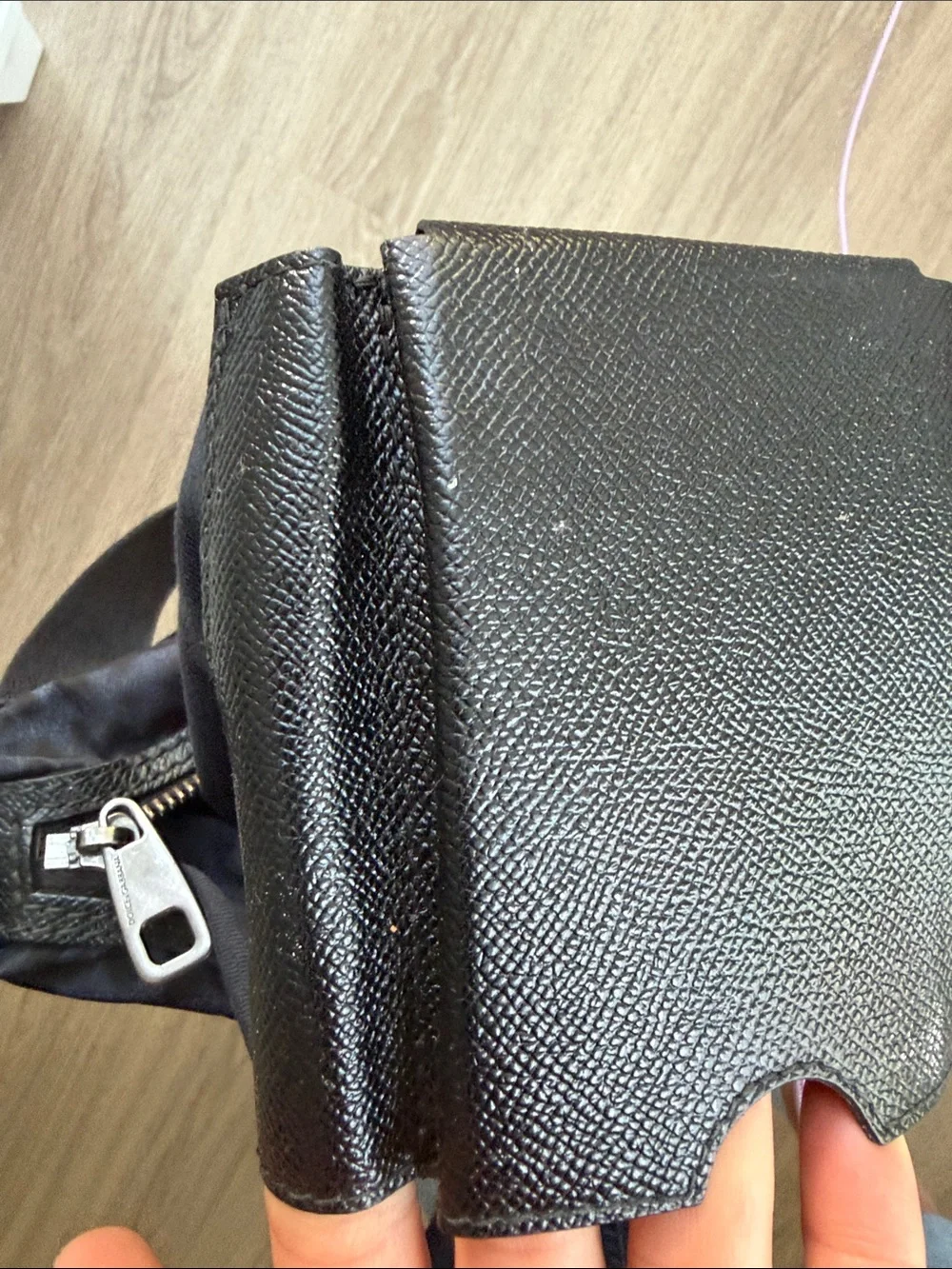 Dolce & Gabbana Men’s Leopard Messenger Bag – Repair Needed